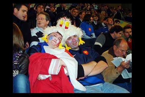 French rugby fans - feeling smug on Six Nations success